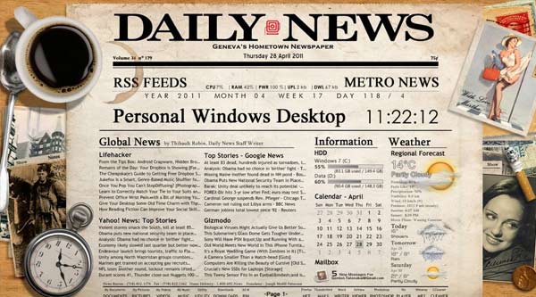 Old Newspaper Background Desktop