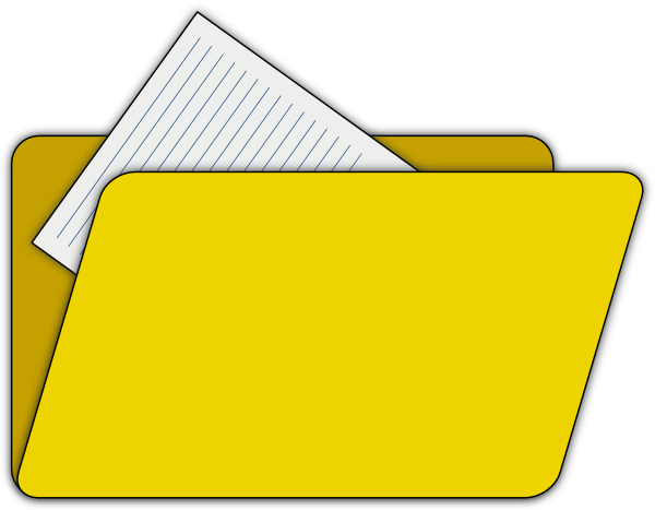 Open File Folder Clip Art