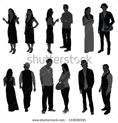 7 Photos of Vector Silhouette Person Speech