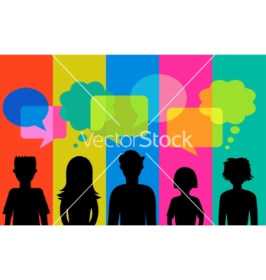 Person Vector Silhouette Speech