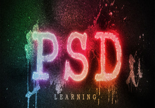 Photoshop Text Spray-Paint