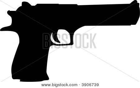 Pistol Gun Silhouette