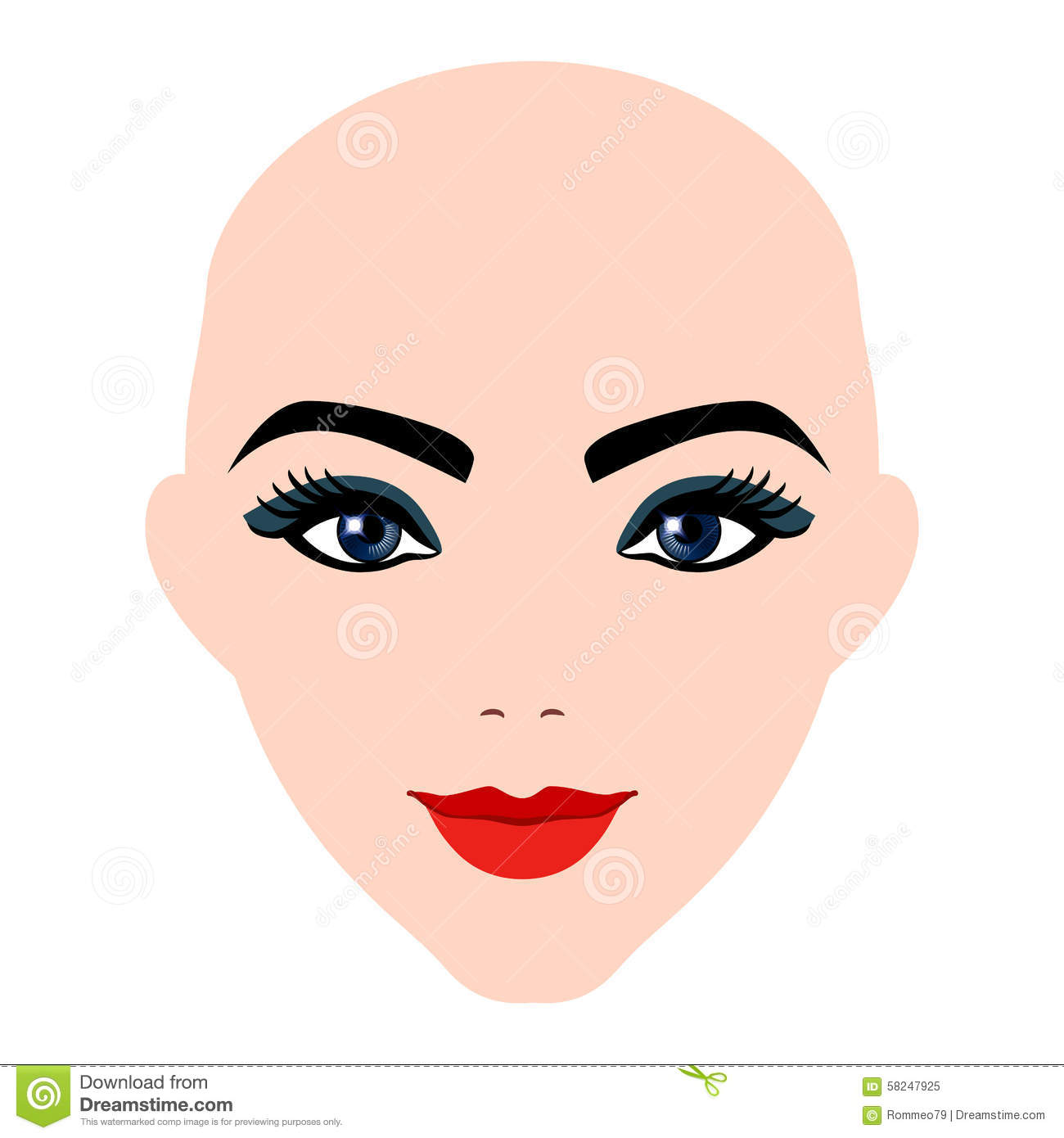 Portrait Silhouettes Vector Portrait Silhouettes Vector