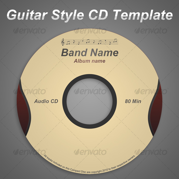Print CD Cover Template Print CD Cover Template
