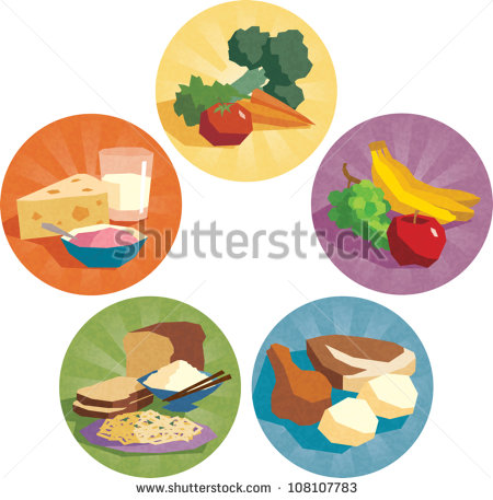 17 Food Group Icons Images