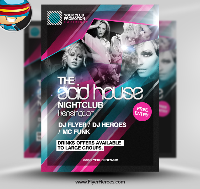 PSD Club Flyer Templates PSD Club Flyer Templates
