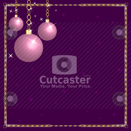 Purple Christmas Ornament Clip Art