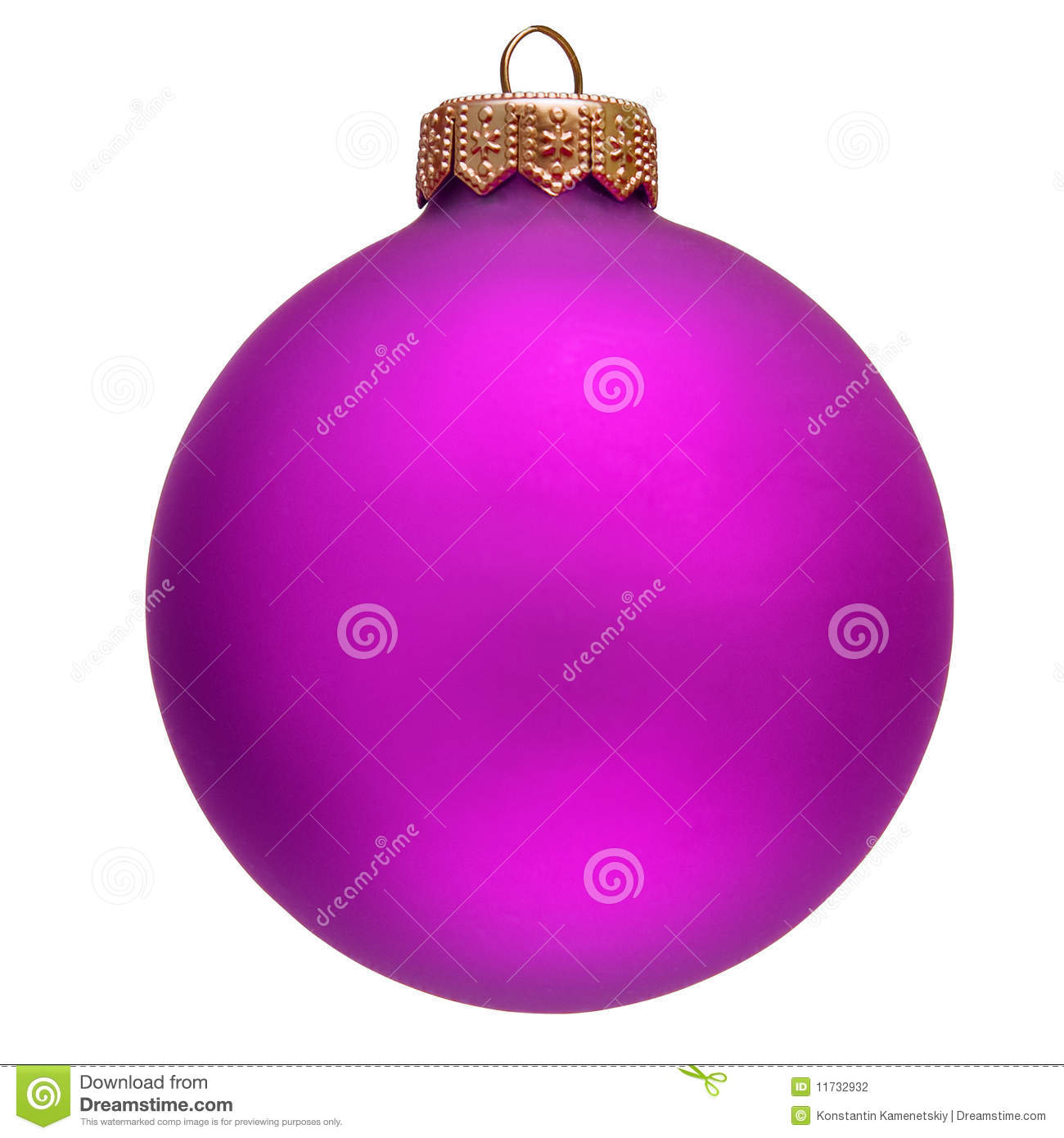 Purple Christmas Ornaments