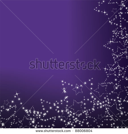 Purple Star Christmas Ornaments