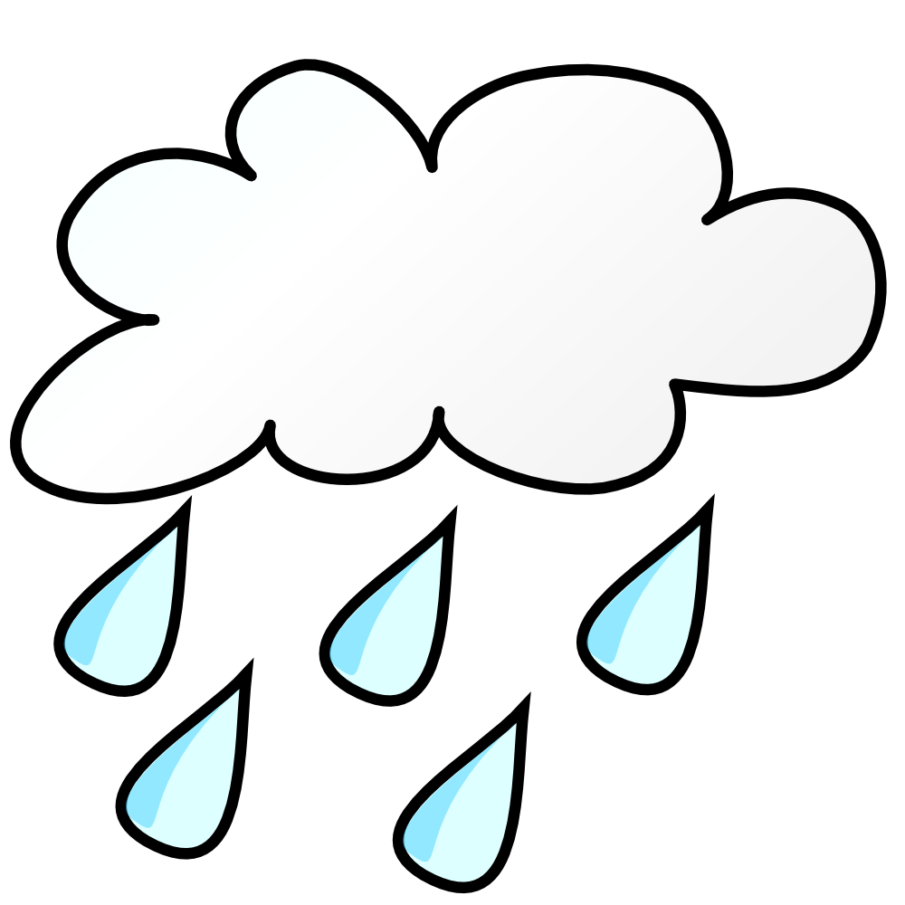 Rain Weather Symbol Clip Art