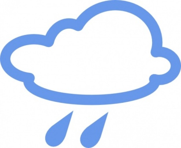 Rain Weather Symbol Clip Art