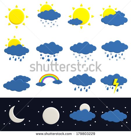 Realistic Weather Icons