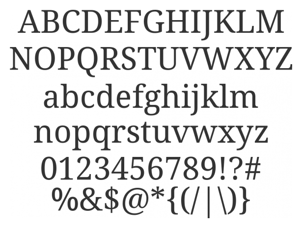 Sans Serif Fonts Examples