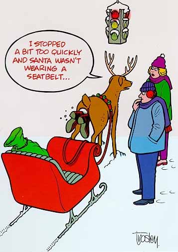 Santa Funny Christmas Cartoons