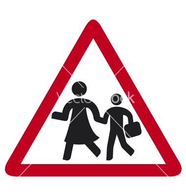 School Crossing Traffic Sign