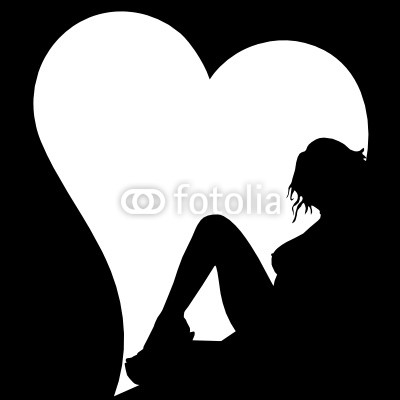 Sexy Girl Silhouette Clip Art