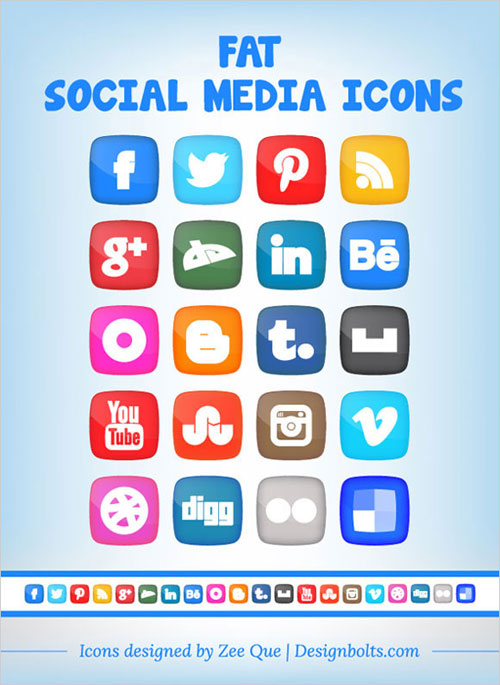 Social Media Icons Free