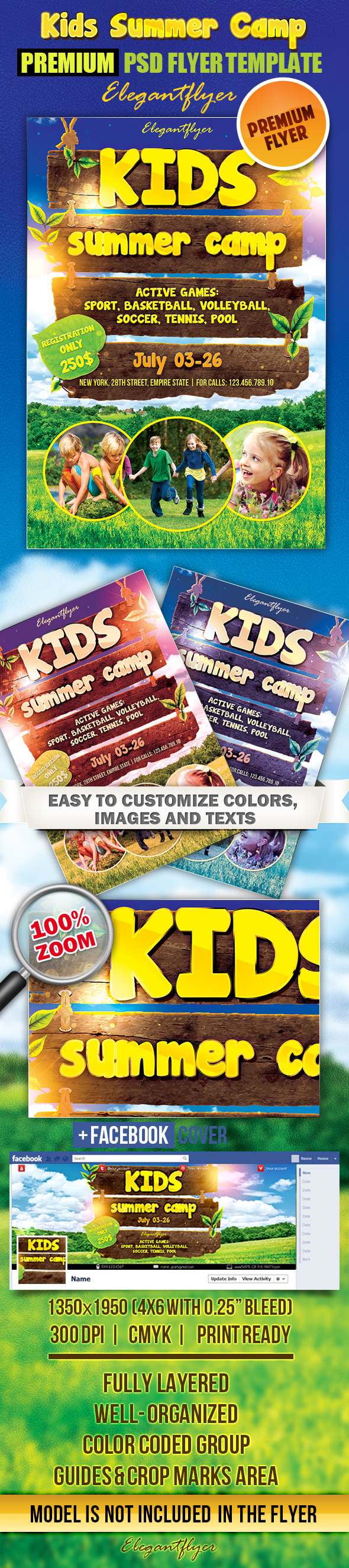 Spring Camp Flyer Templates Spring Camp Flyer Templates