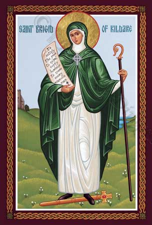 St. Brigid of Ireland Icon
