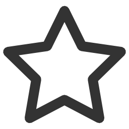 Star White Outline Icons