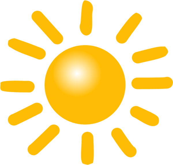 Sun Symbol Weather Clip Art