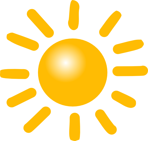 Sun Symbol Weather Clip Art