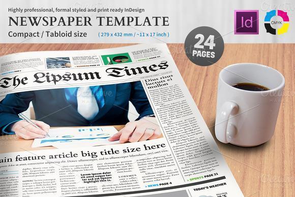 Tabloid Newspaper Template