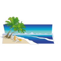 Tropical Banner Clip Art Free