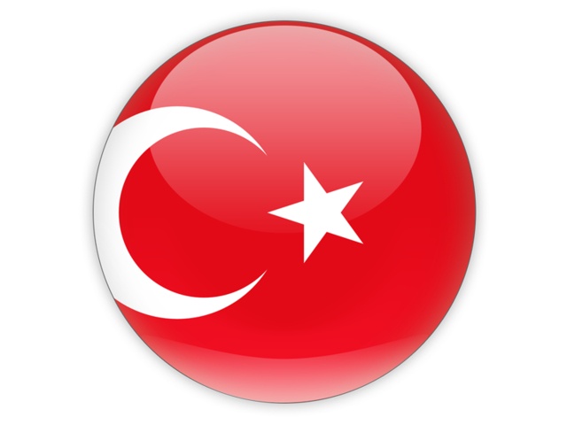Turkey Round Flag Icons