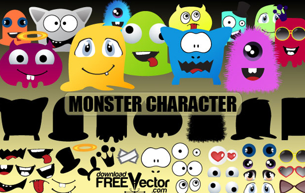 Vector Monster Character