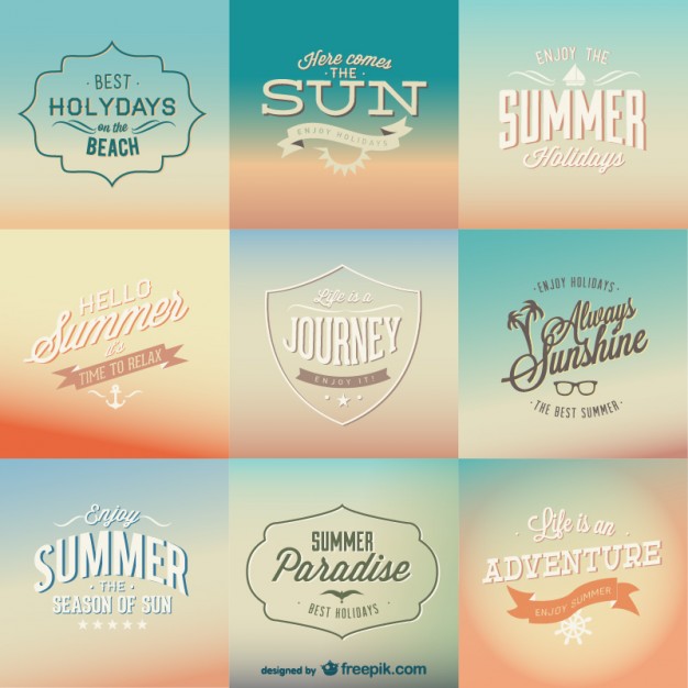 Vintage Summer Vector