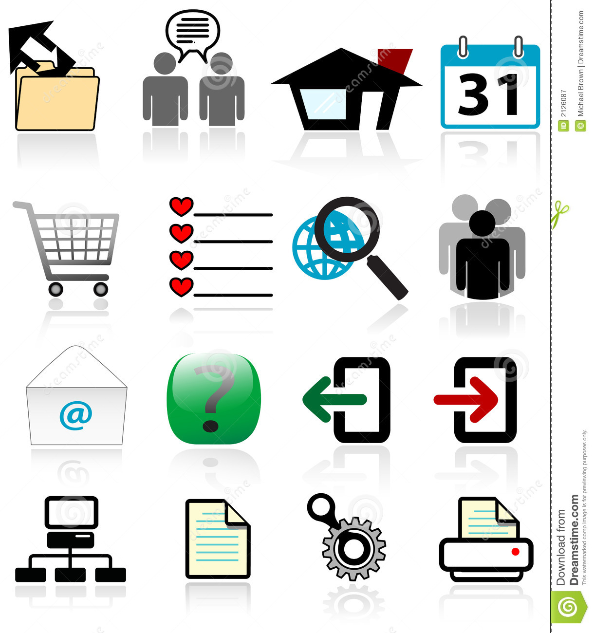 Web Navigation Icons