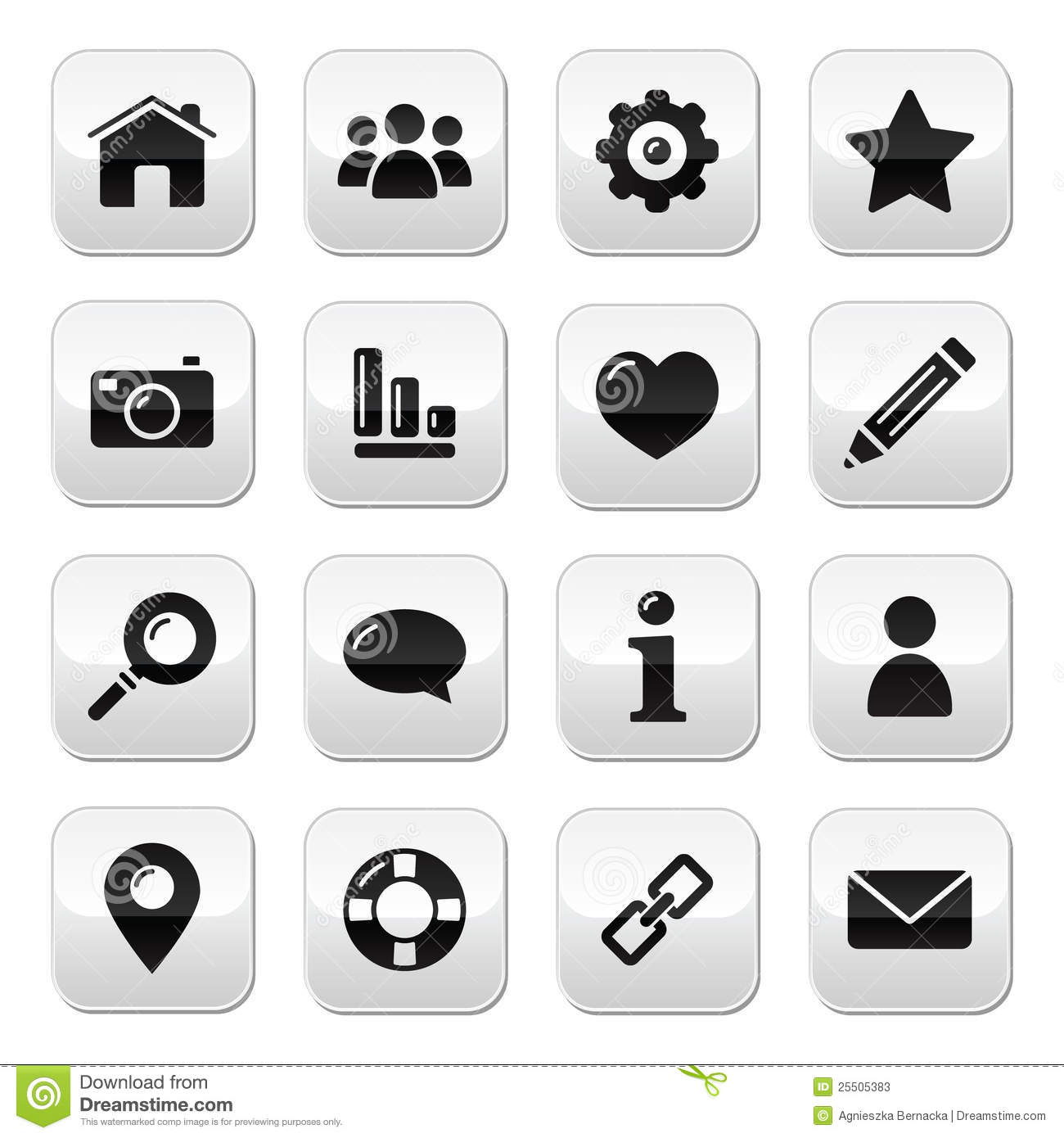 Website Navigation Buttons Icon