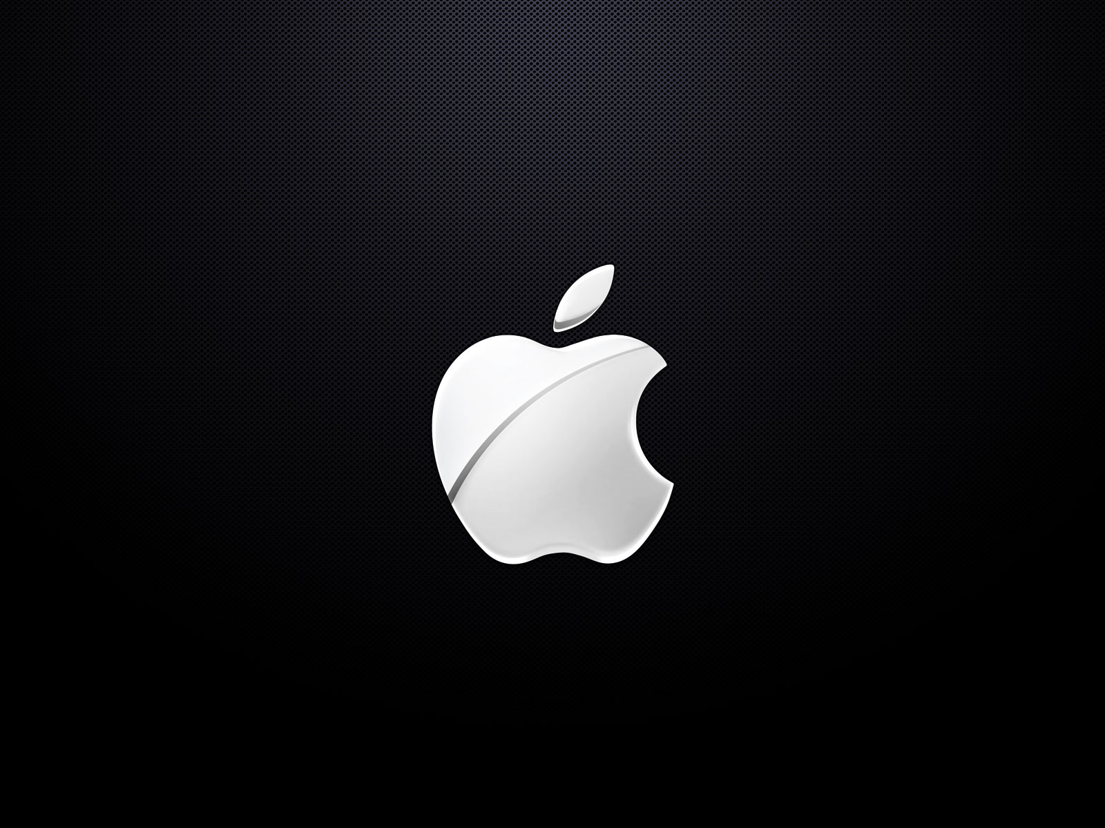 White Apple Logo