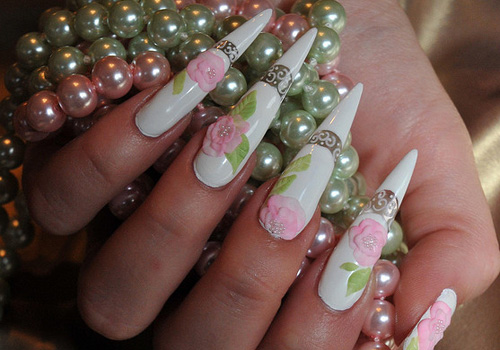 White Nail Art Designs