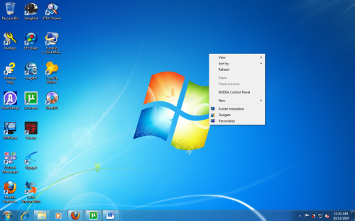 Windows 7 Desktop Icons