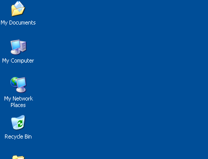 Windows XP Desktop Icons