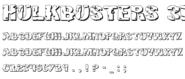 3D Fancy Fonts Alphabet