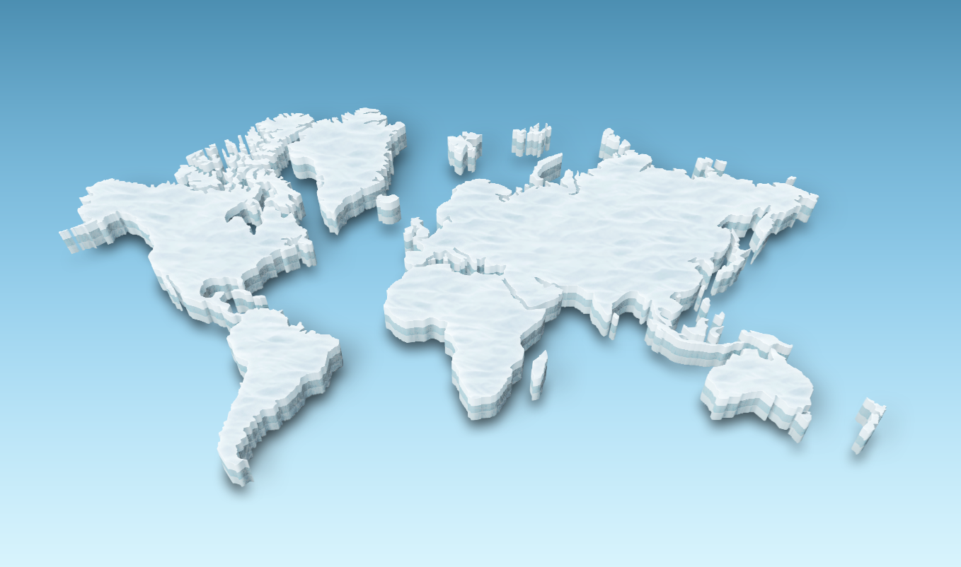 3D Graphics World Map