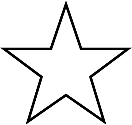 5 Point Star Clip Art