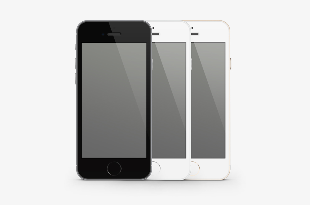 6 iPhone PSD Template