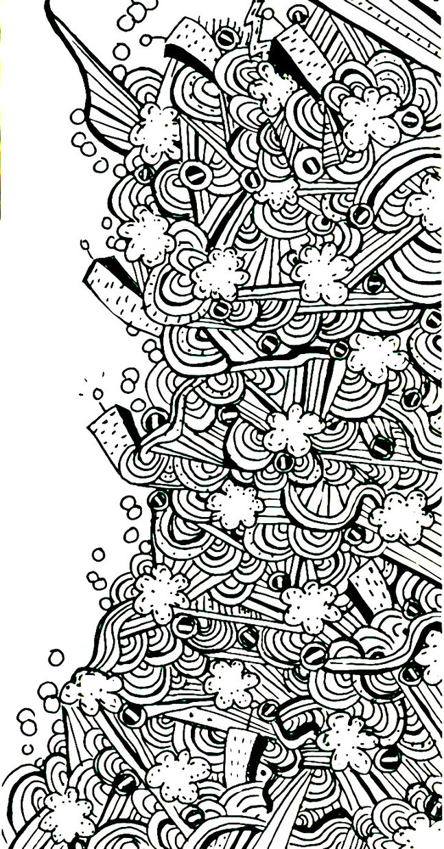 Abstract Line Art Drawings