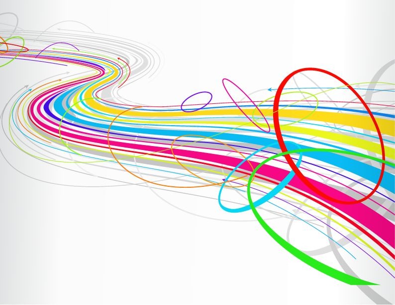 Abstract Vector Wave Line Art Designs Abstract Vector Wave Line Art Designs