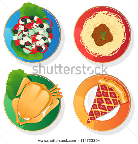 14 Greek Food Vectors Images