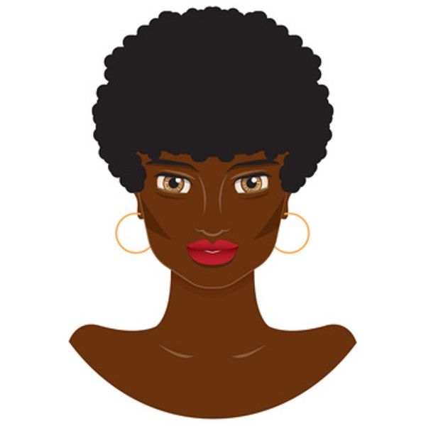 African American Natural Hair Vector