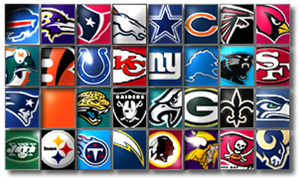 All 32 NFL Football Teams