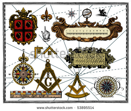 Antique Map Symbols Antique Map Symbols