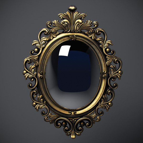 Baroque Oval Frame