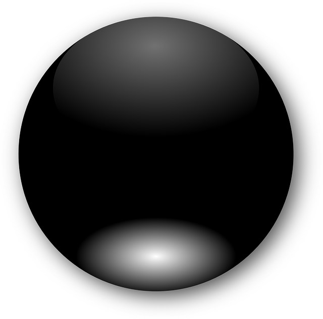 Black Circle Button