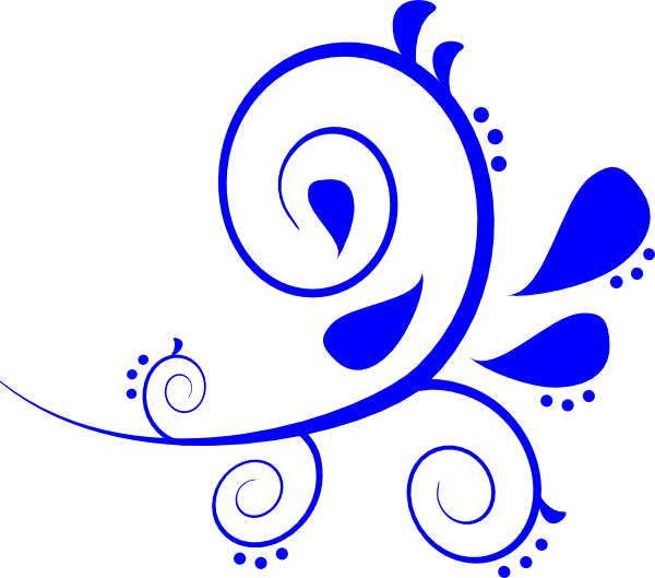 Black Swirl Designs Clip Art